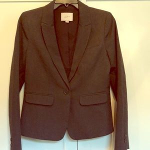 Gray little blazer from The Loft.  Size 0.